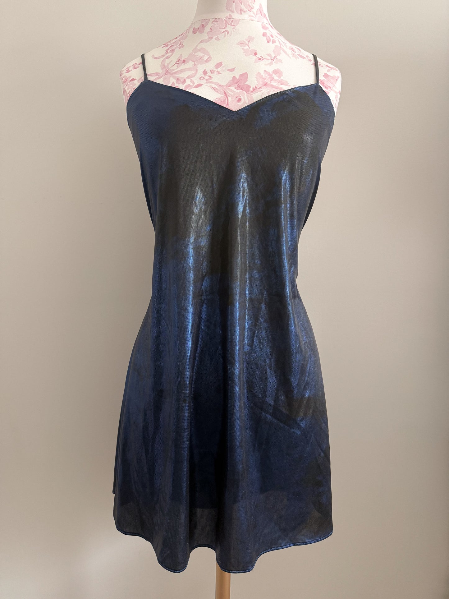 plum blossom martini slip dress