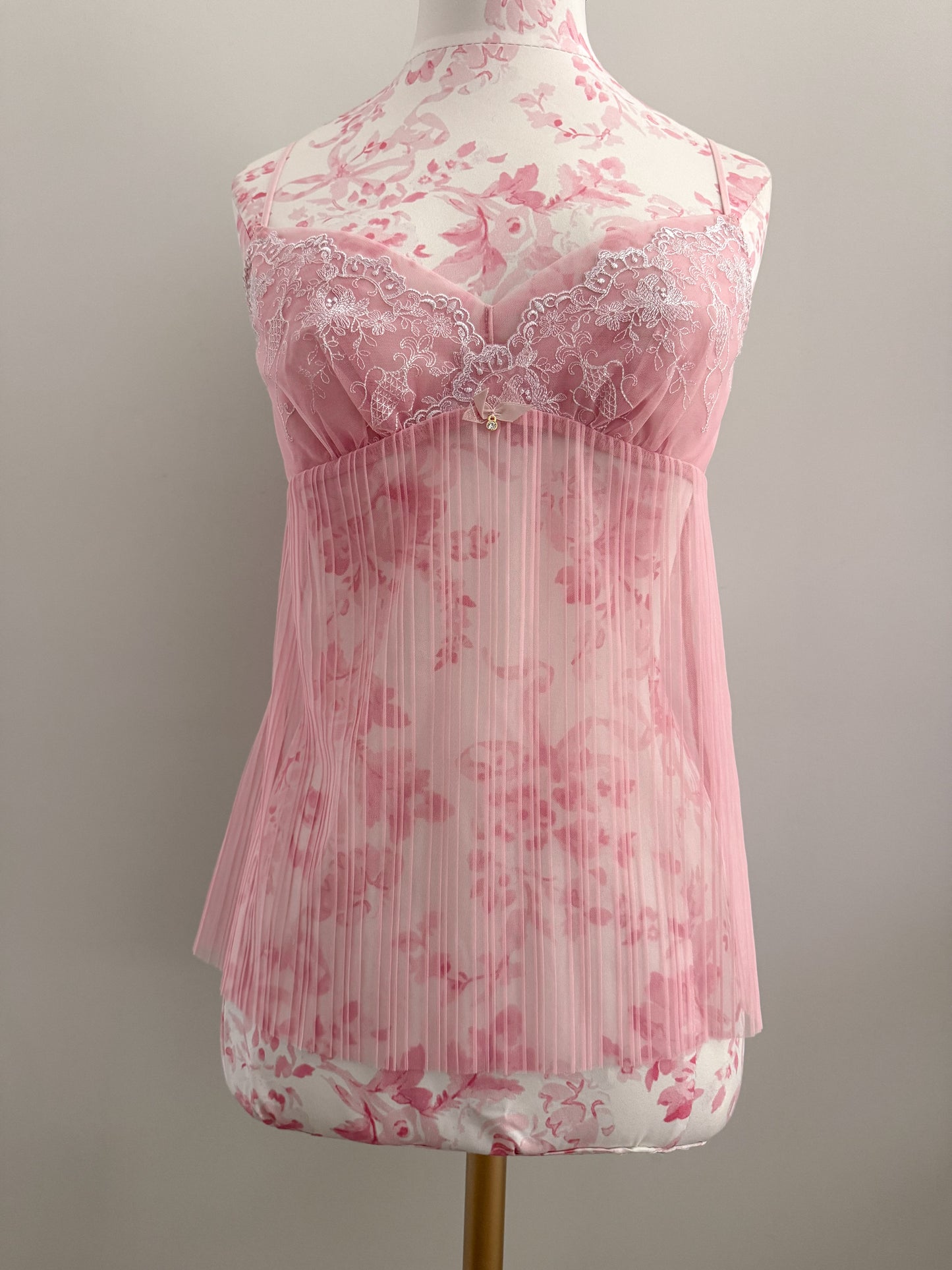 rose garden splash martini camisole
