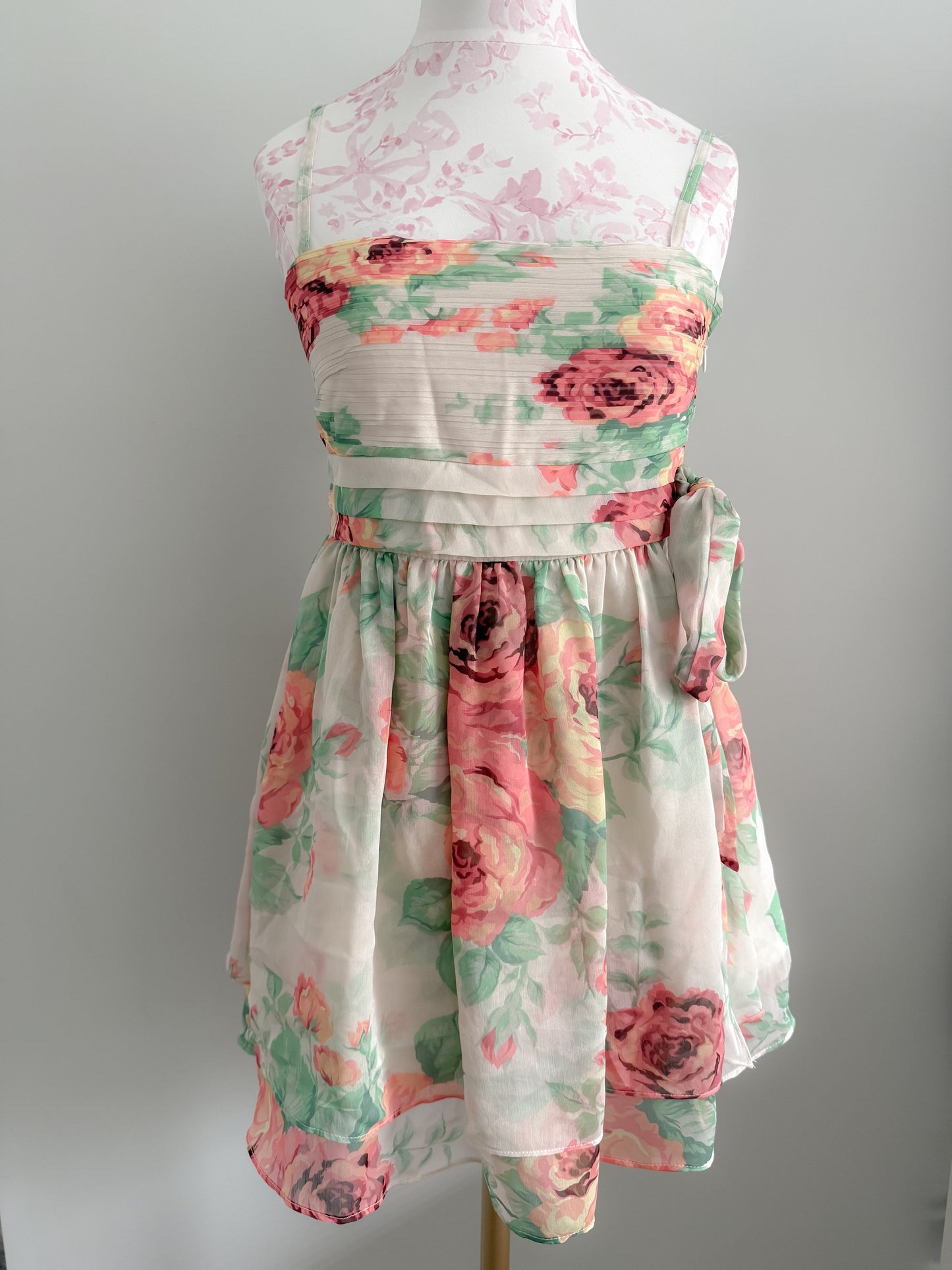 garden spritz rose margarita dress