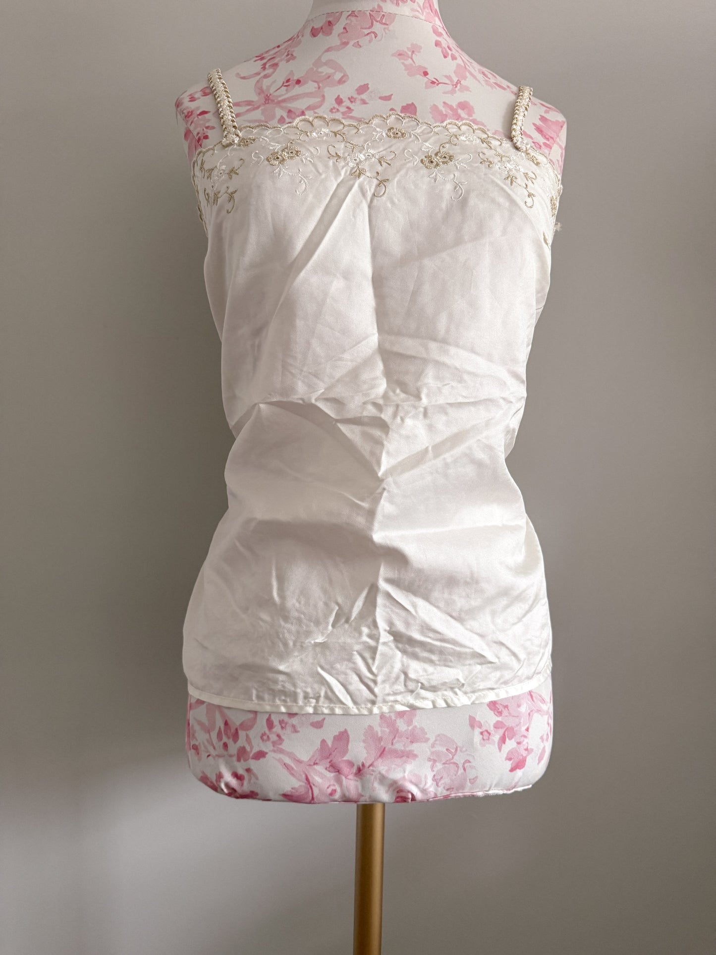 vanilla gold berry martini camisole