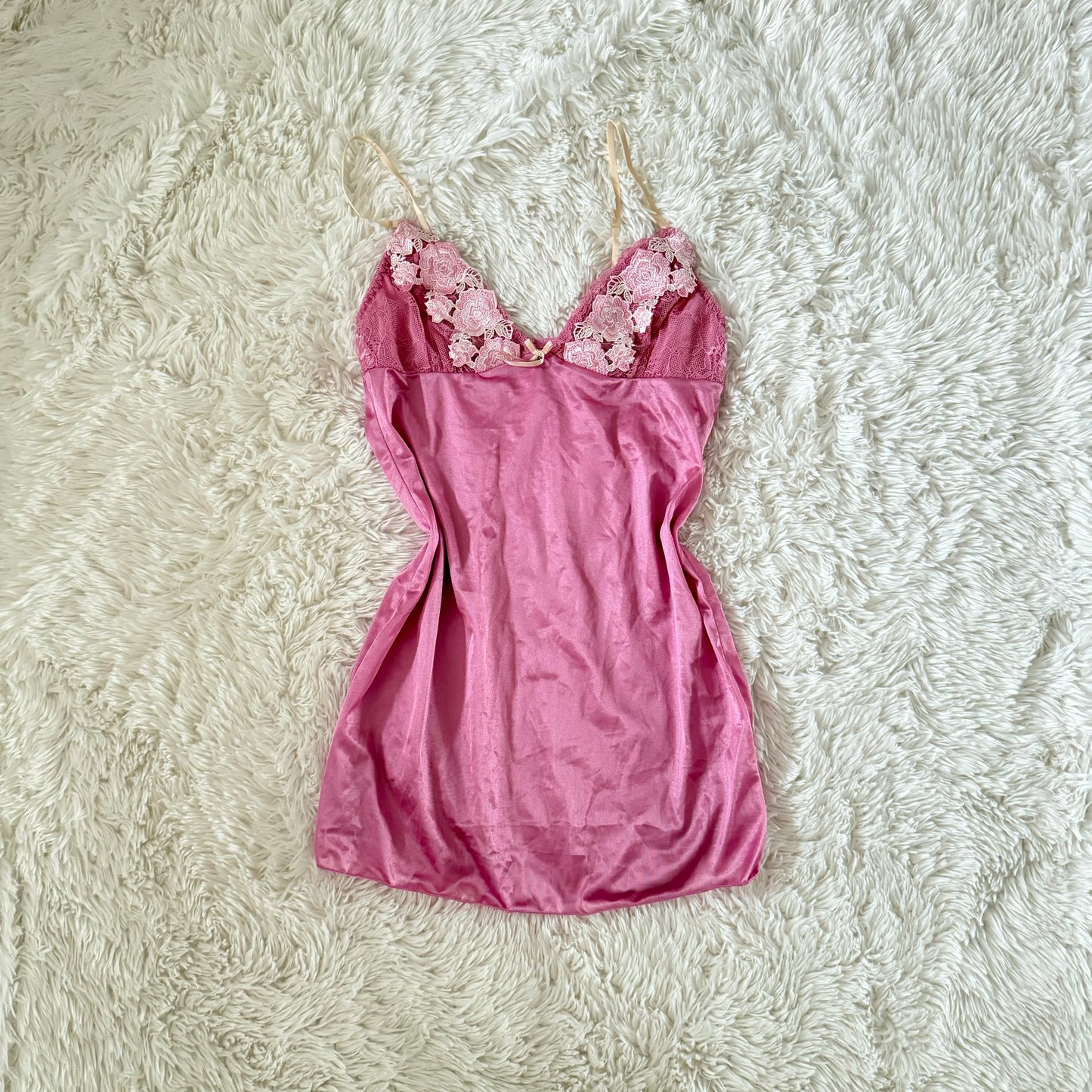 royal purple satin slip dress