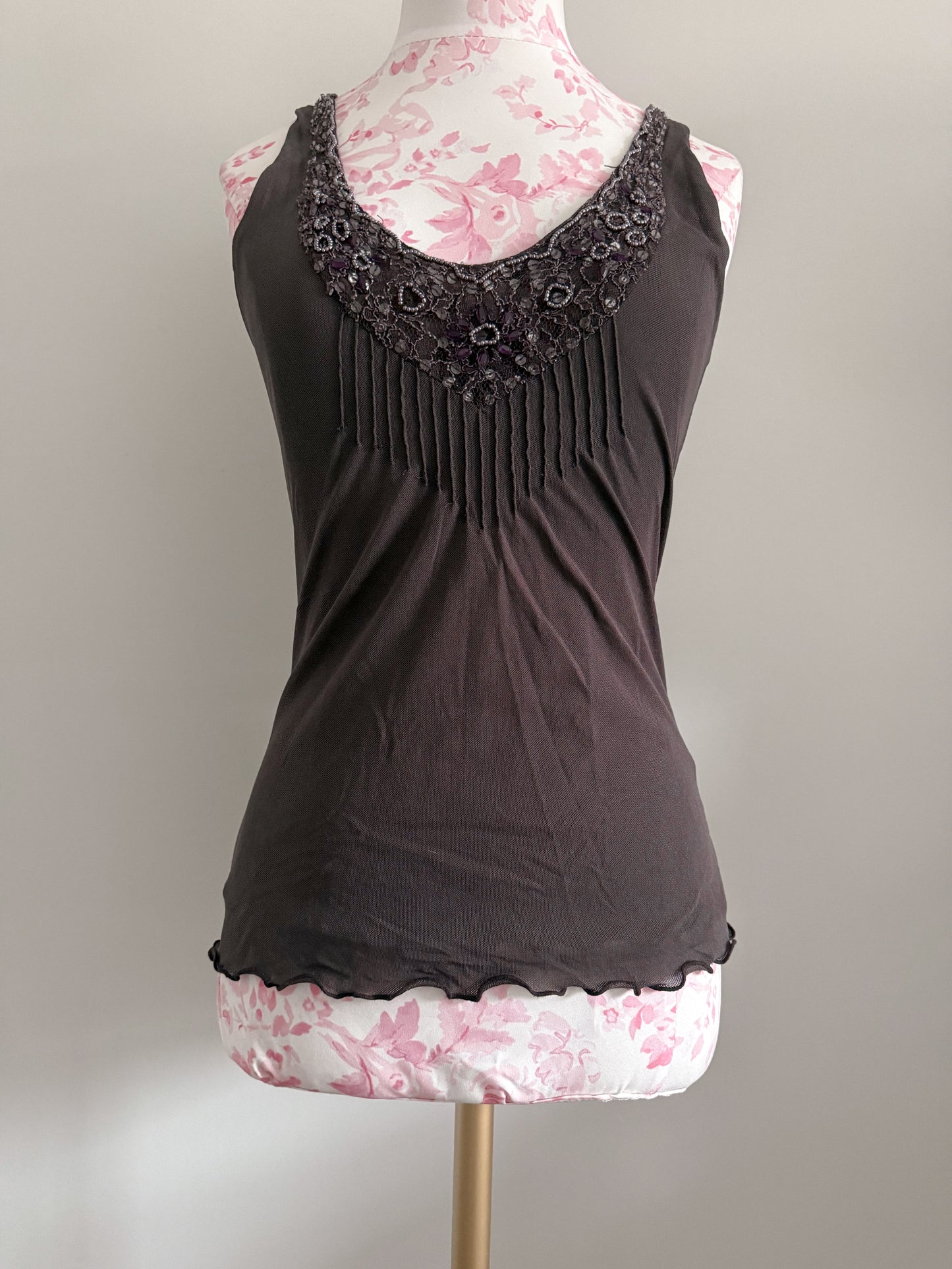 espresso bead dusk margarita camisole