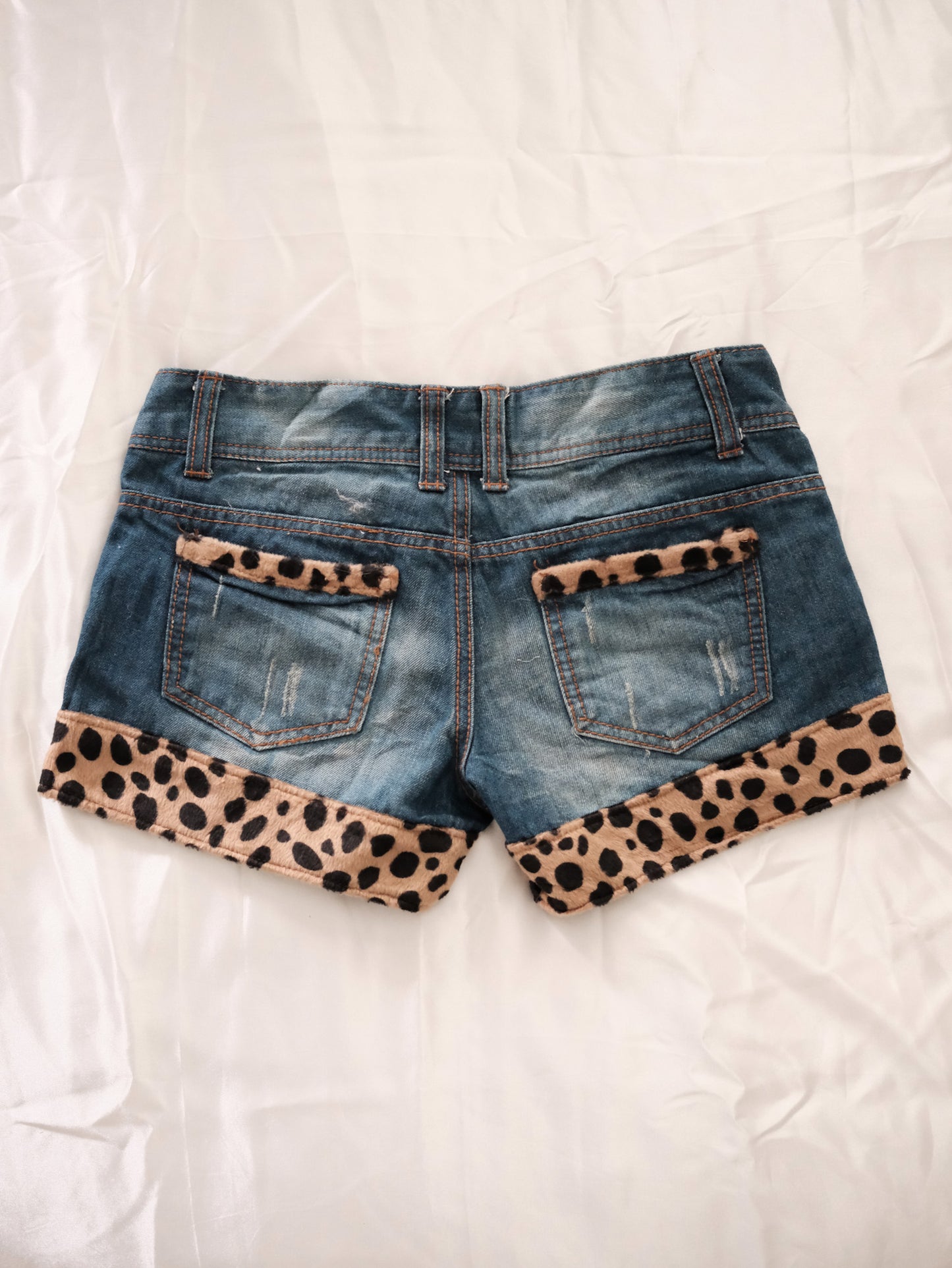 leopard lemonade bunny shorts