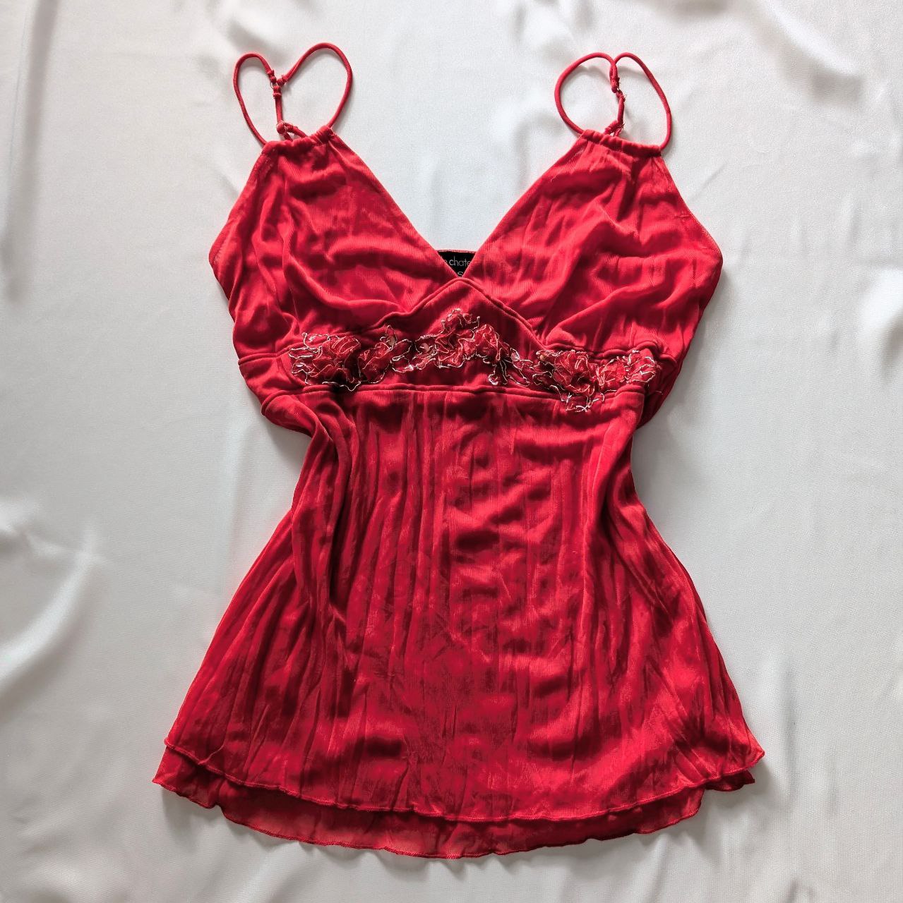 le chateau floral applique camisole