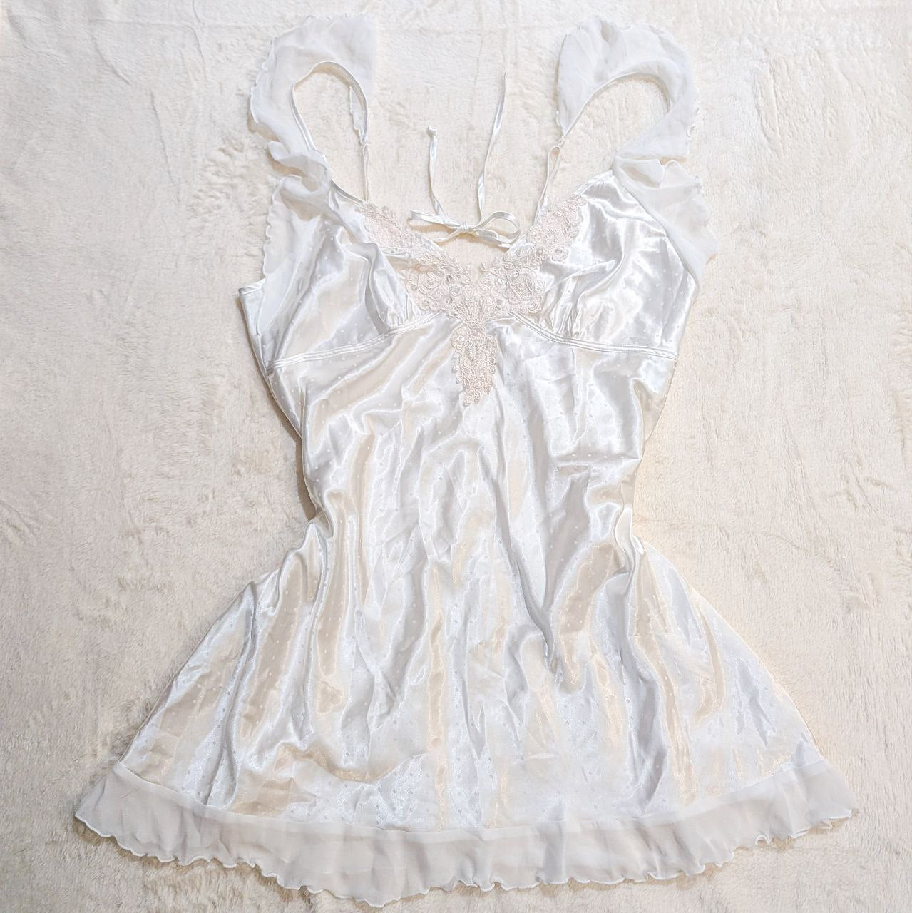 pearl meringue martini slip dress