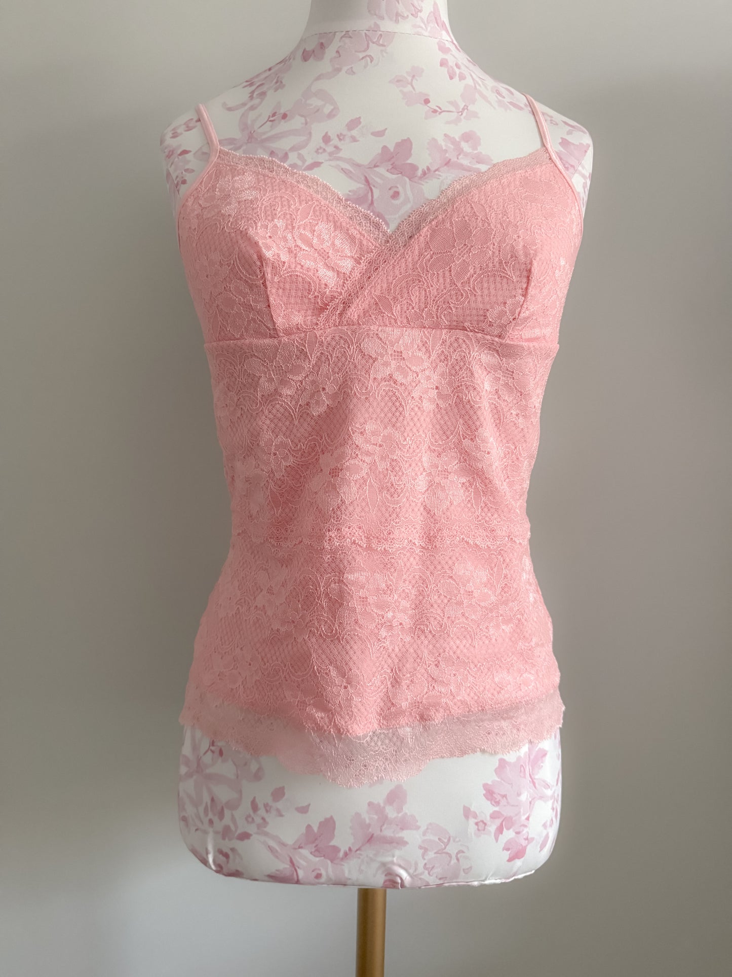 rose meringue bloom cocktail camisole