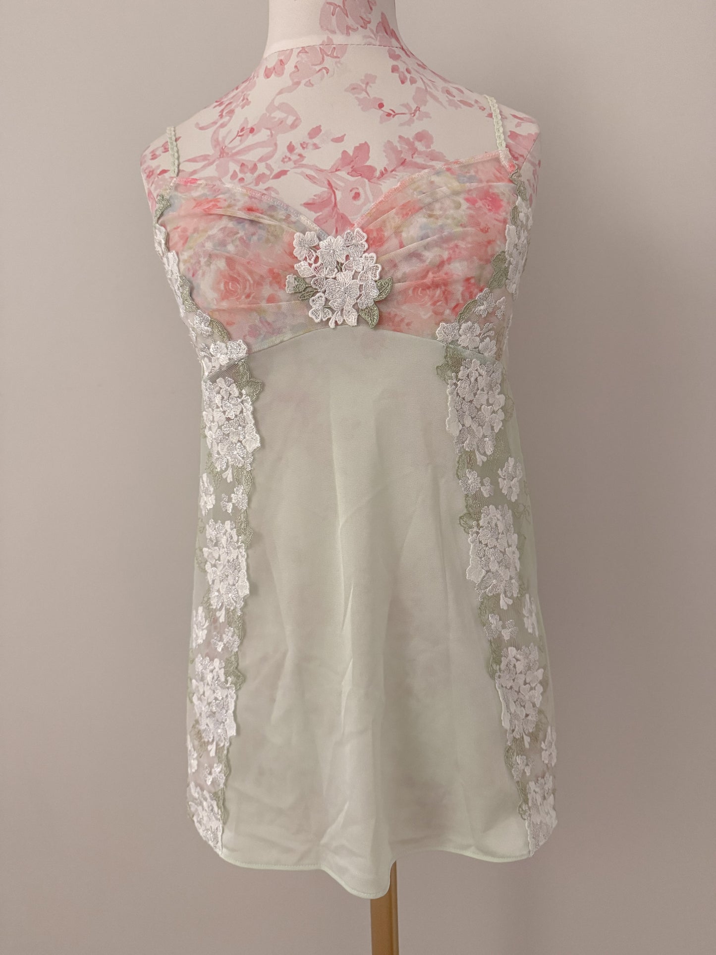 crystal ballet rose spritzer camisole