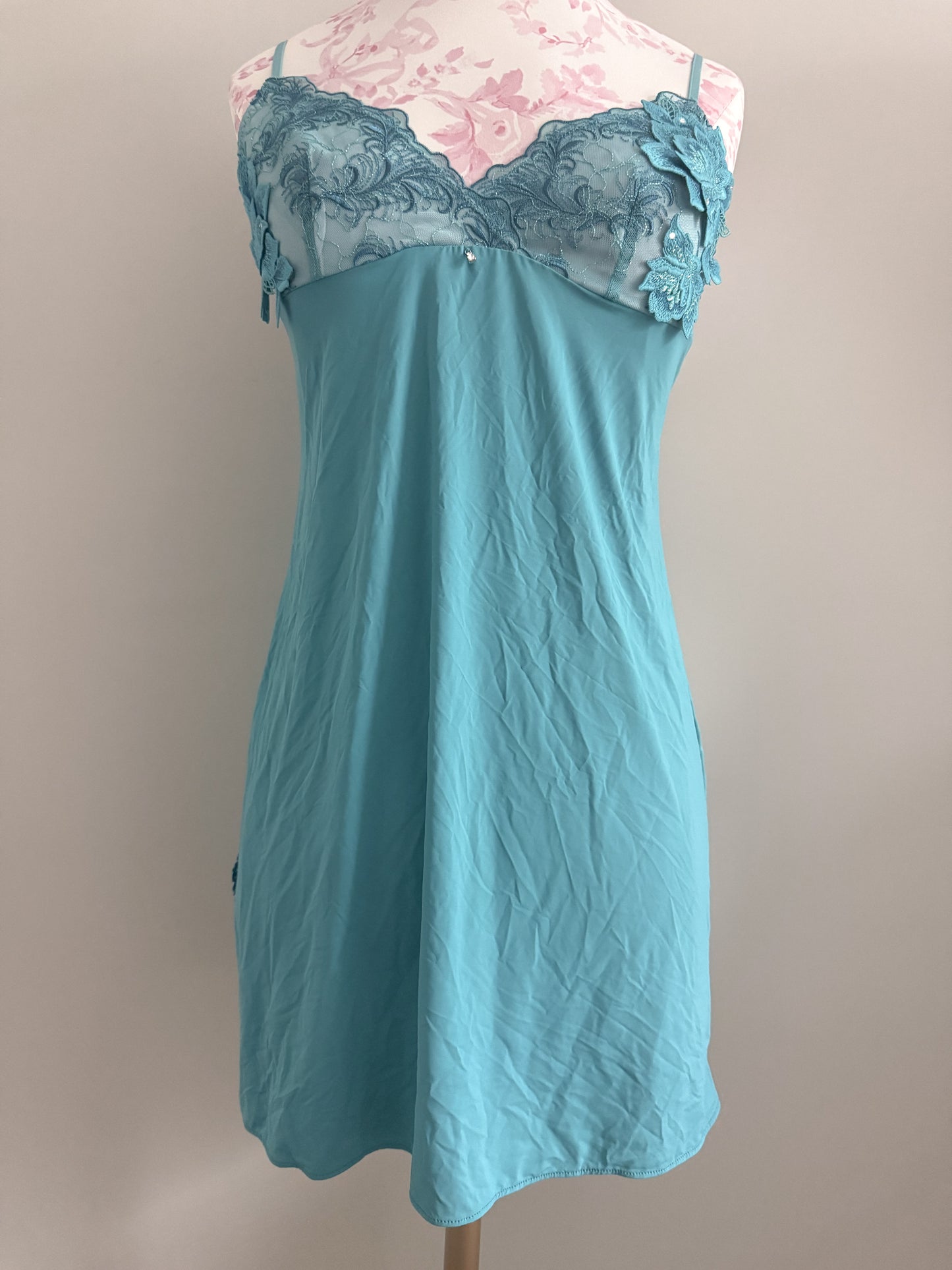 elderflower sea fizz slip dress