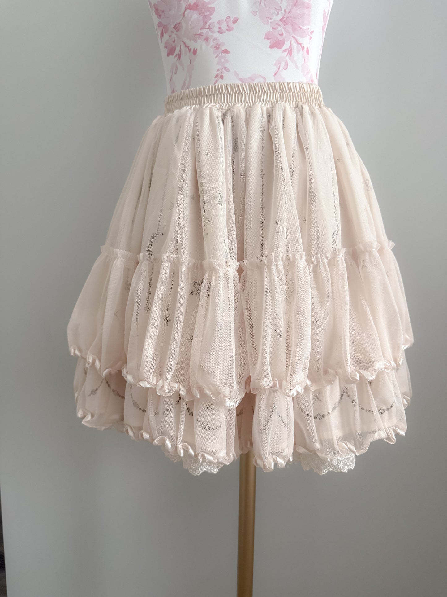peach sugar float skirt