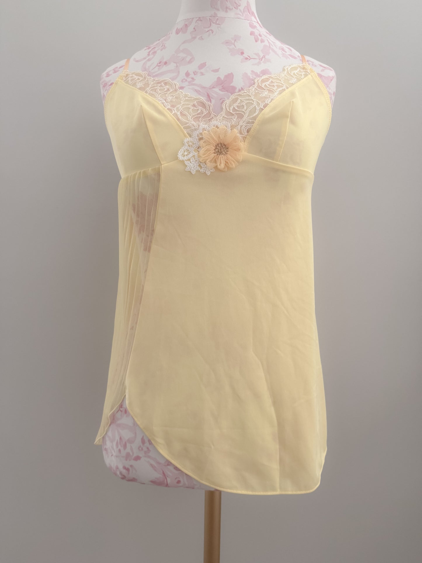 peach marigold burst bellini camisole