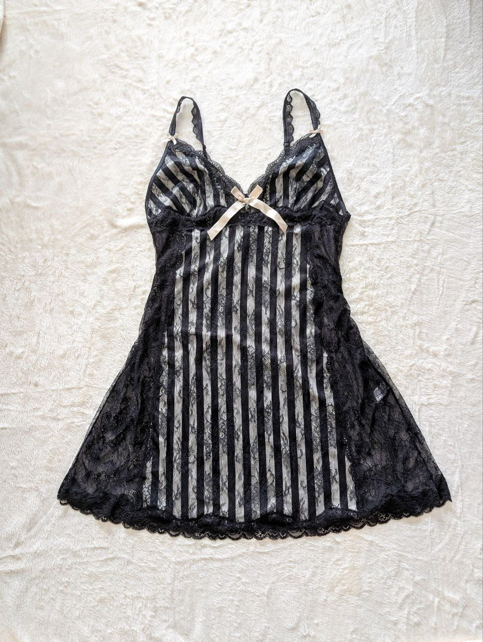 black orchid cocktail slip dress