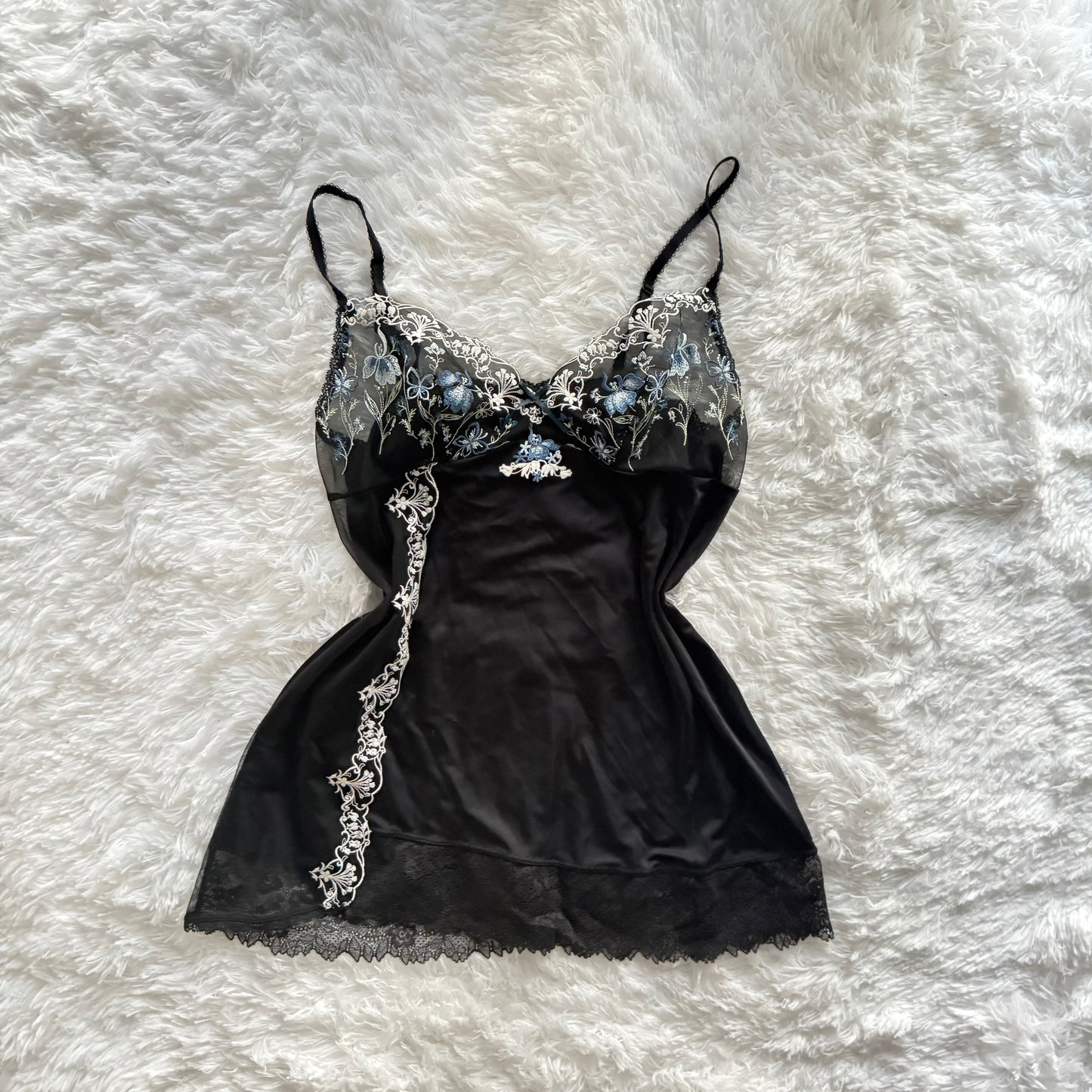 black russian slip dress