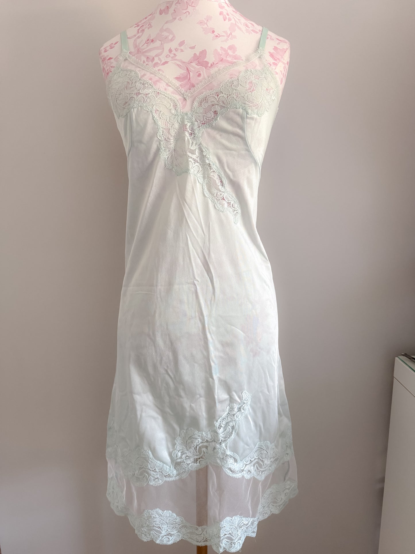 mint seafoam dusk martini slip dress