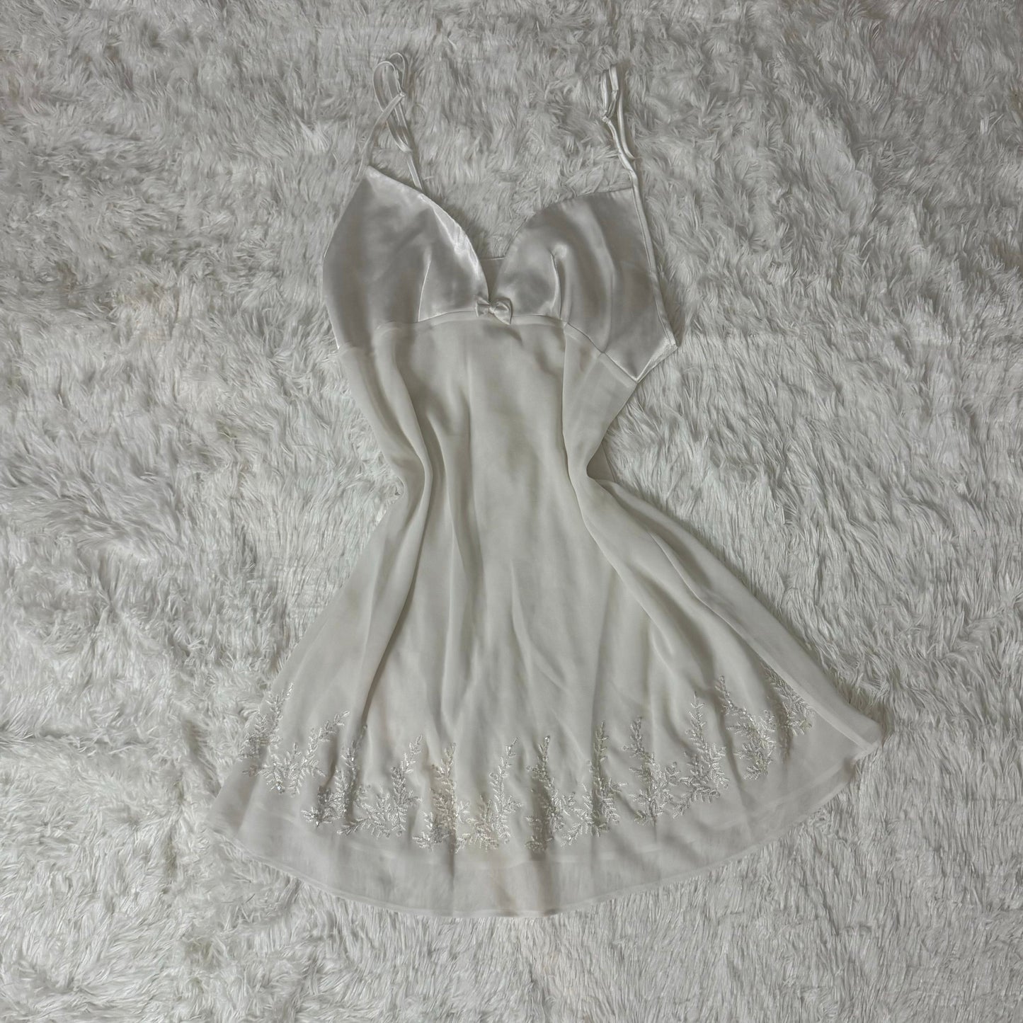 snowberry crystal martini slip dress