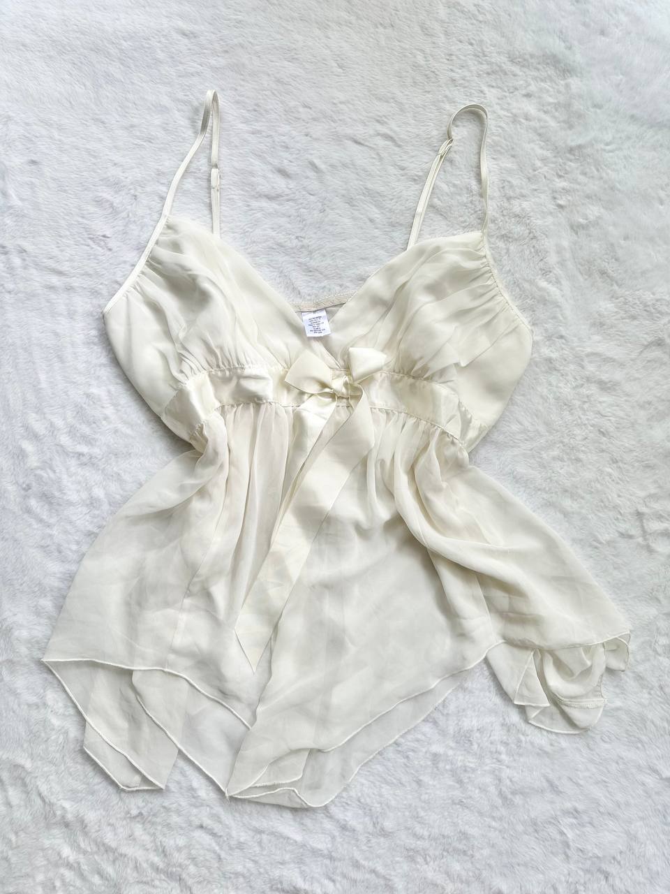 ethereal waterfall ribbon camisole