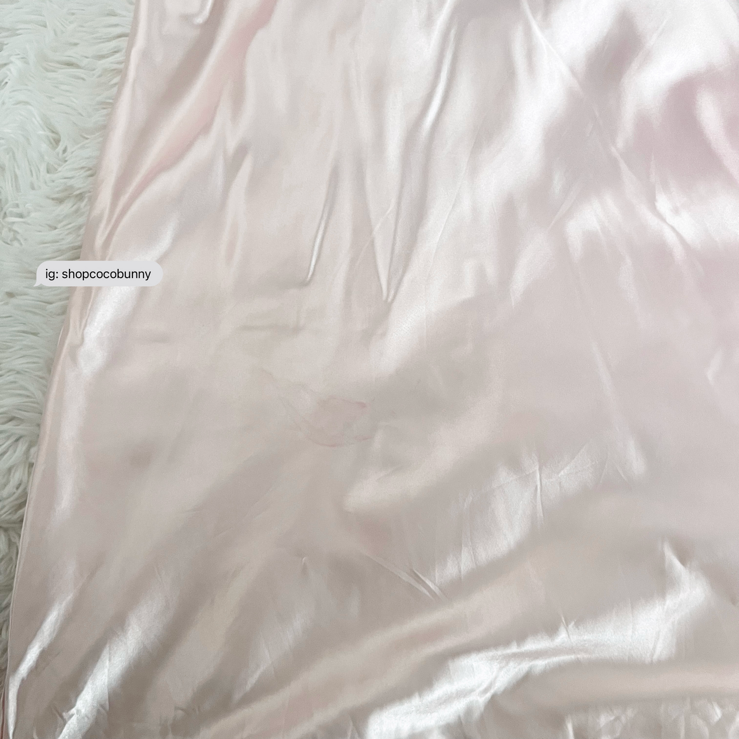 champagne pink ribbon embroidery petal slip dress