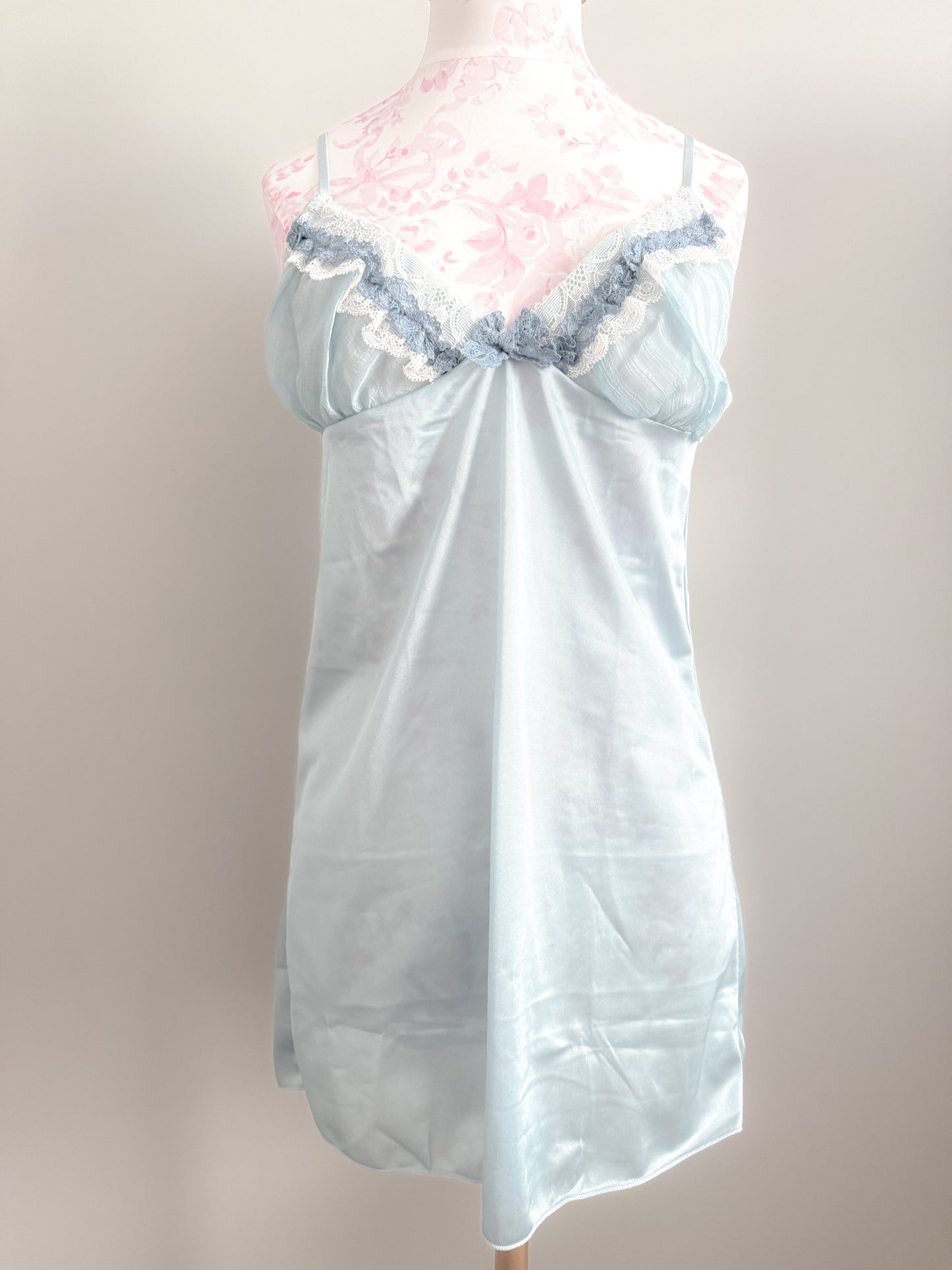 moonlit mint splash martini slip dress