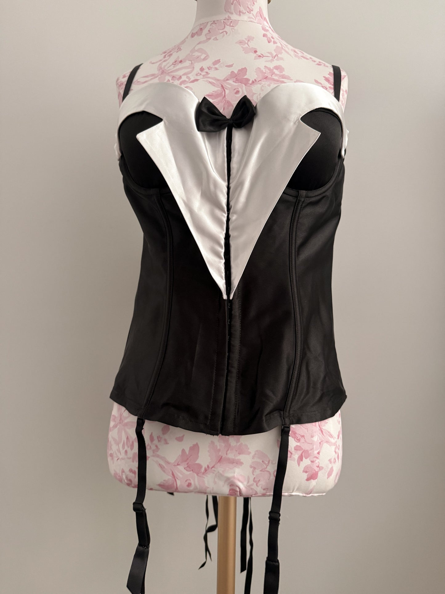 midnight tux martini corset