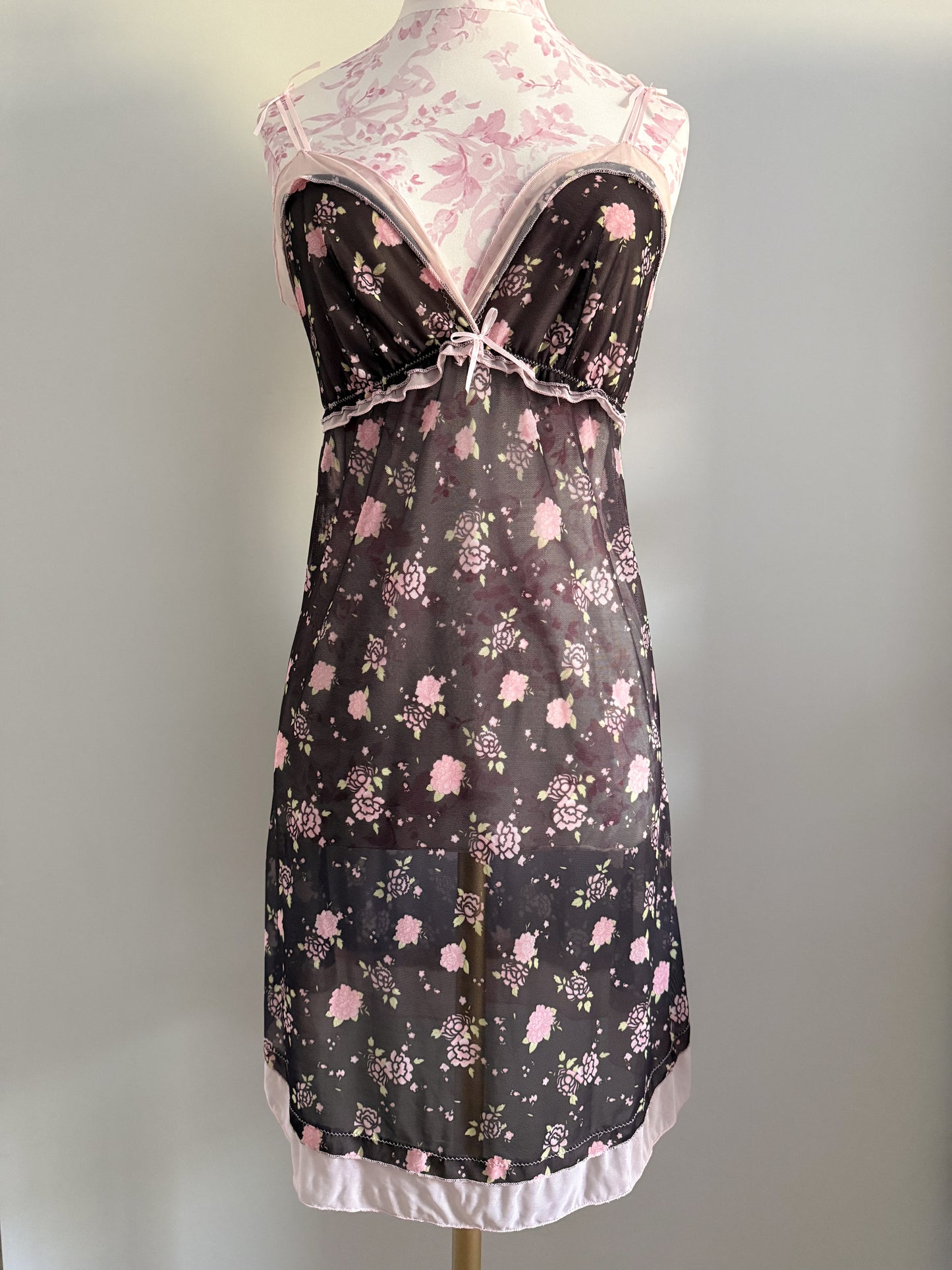 cinnamon berry cosmopolitan slip dress