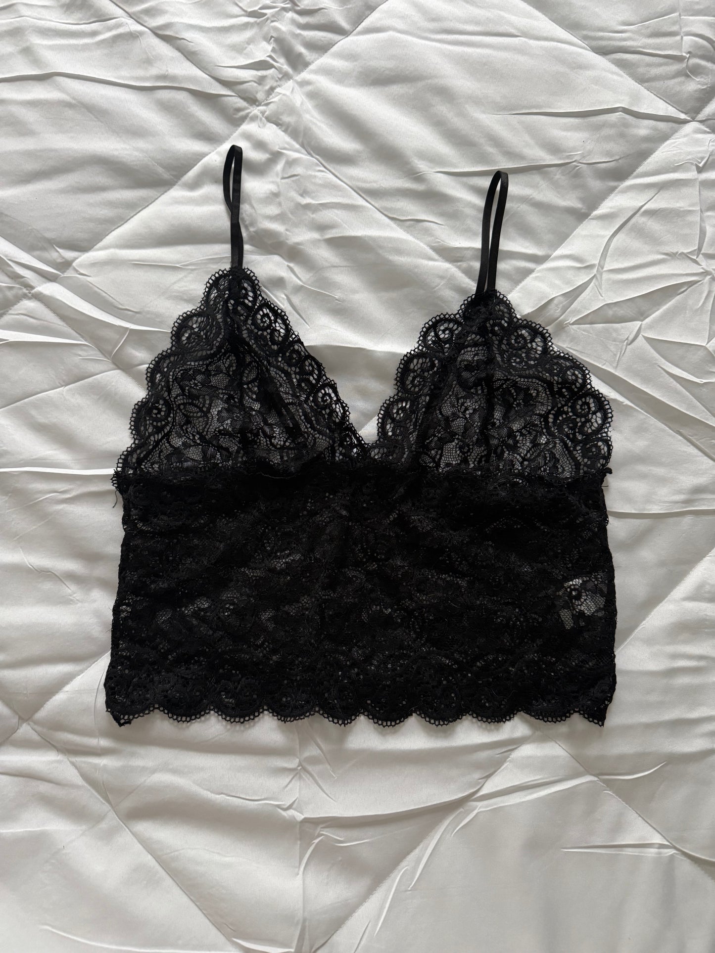 charcoal vanilla espresso bralette