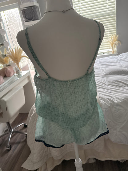 blue cotton candy cocktail romper