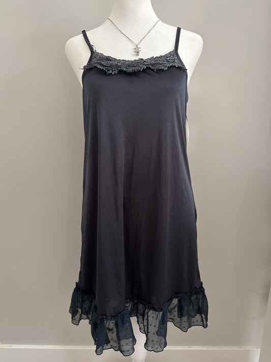 blackberry charcoal mojito slip dress