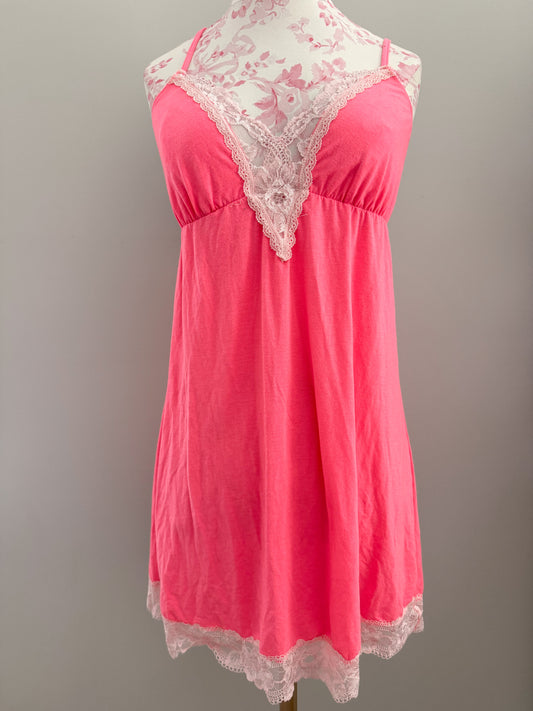 raspberry frost twist cocktail slip dress
