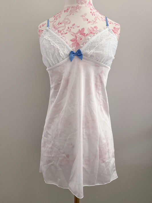 frost blueberry twist martini slip dress