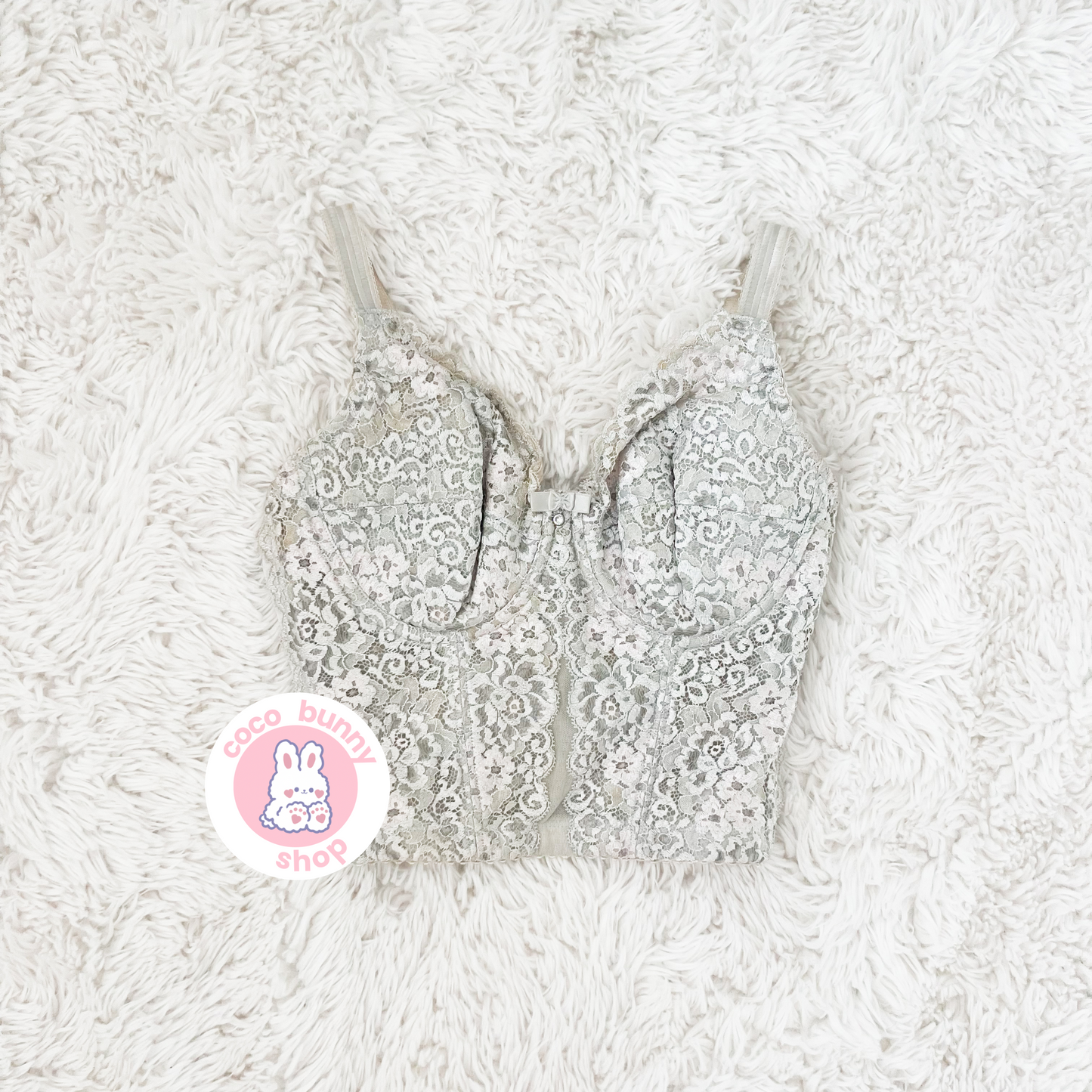 japanese brand my mode underwire lace corset