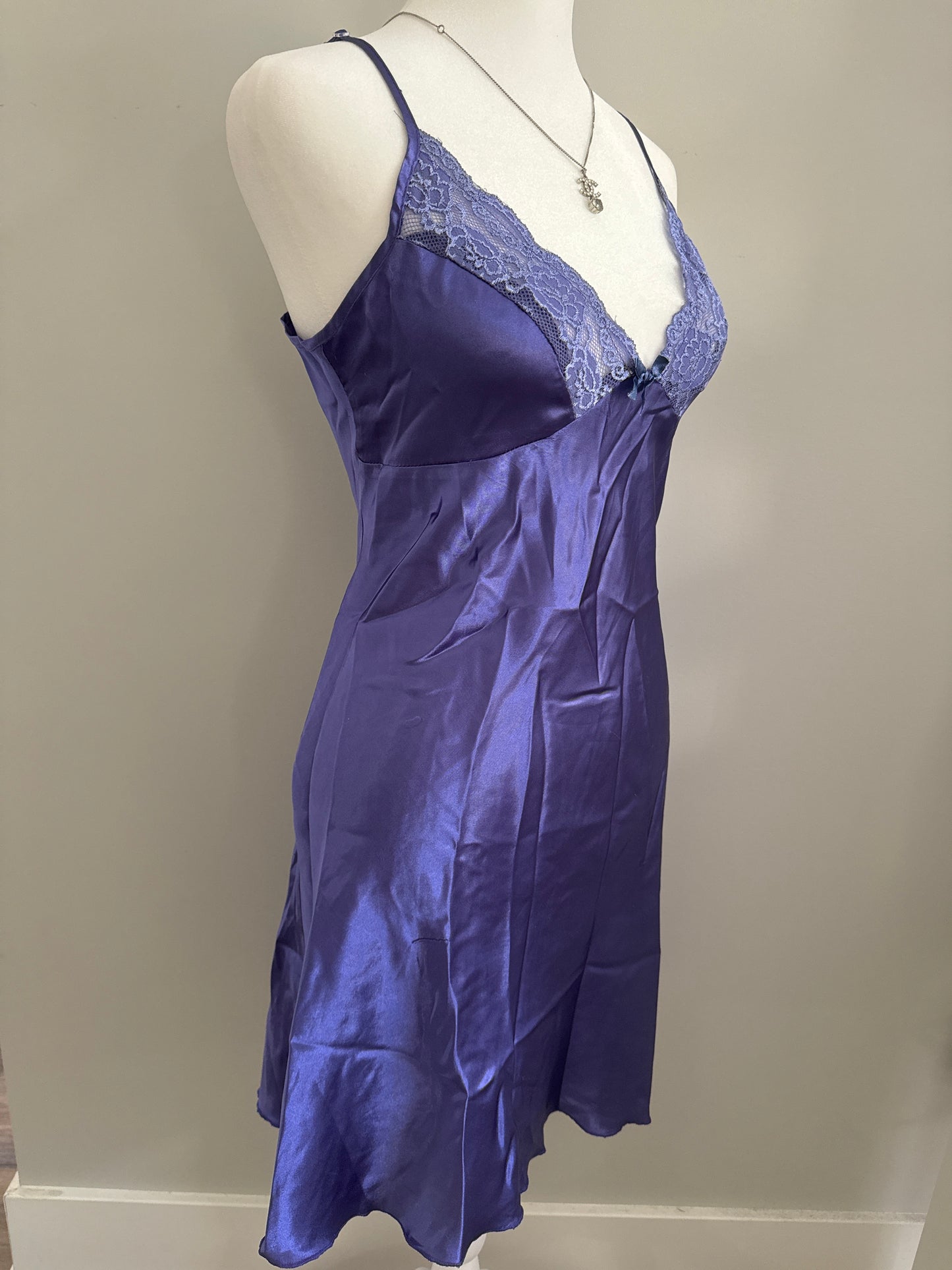 blueberry currant martini slip dress