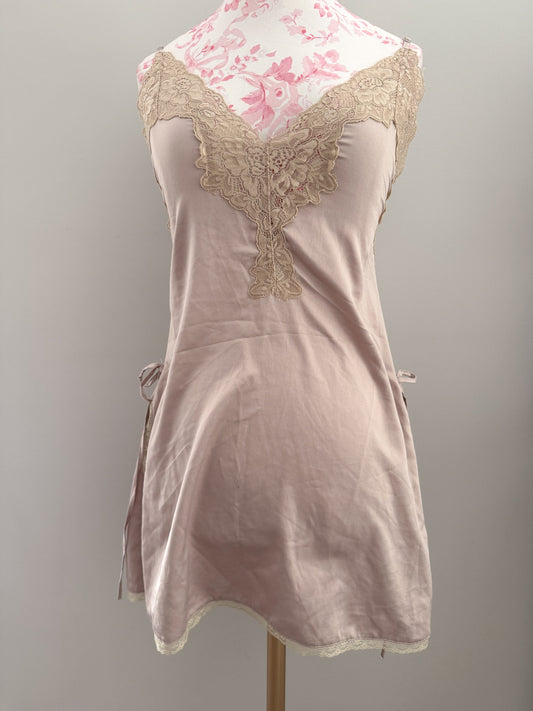 winter fairy milk martini slip dress