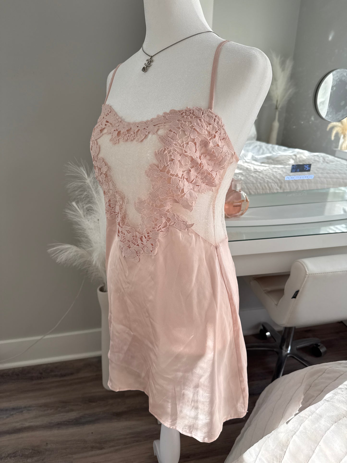 rose petal margarita slip dress