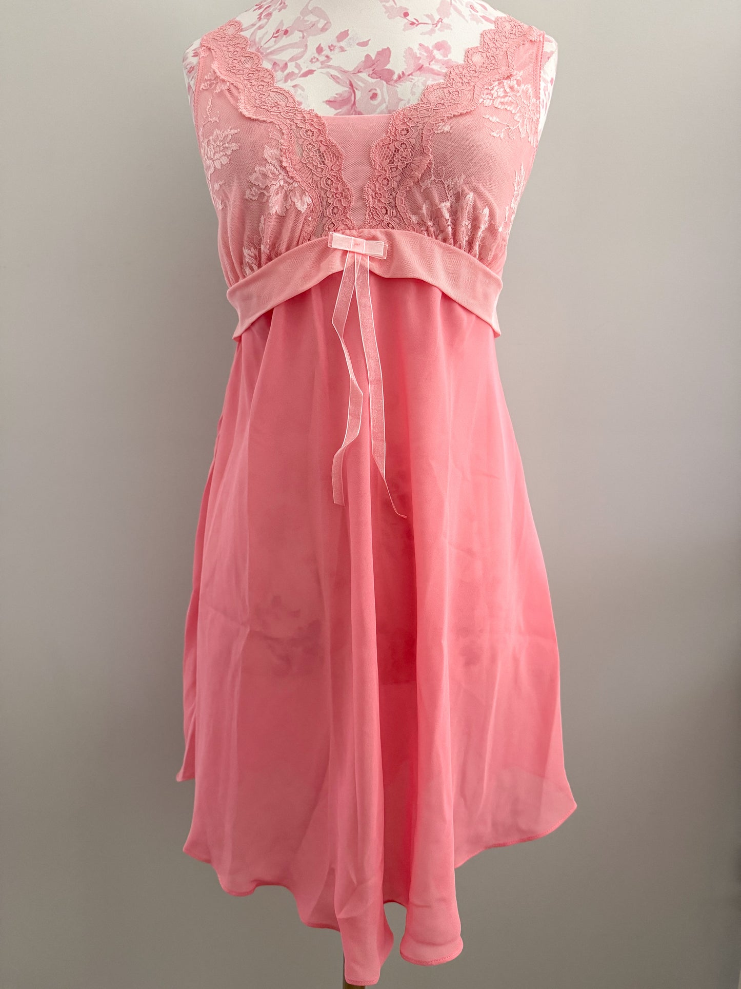 pink sugar swirl mimosa babydoll