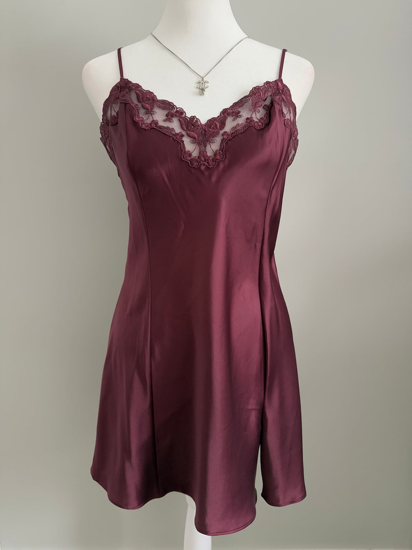 cherry amaretto martini slip dress