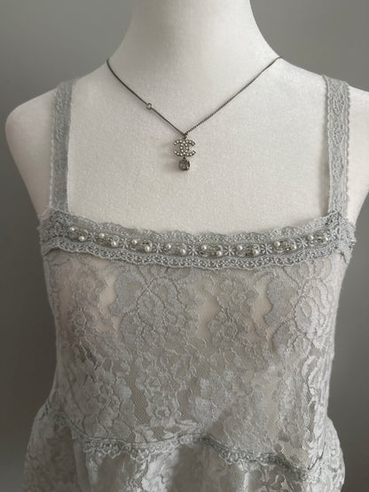 vintage abercrombie and fitch embroidery camisole