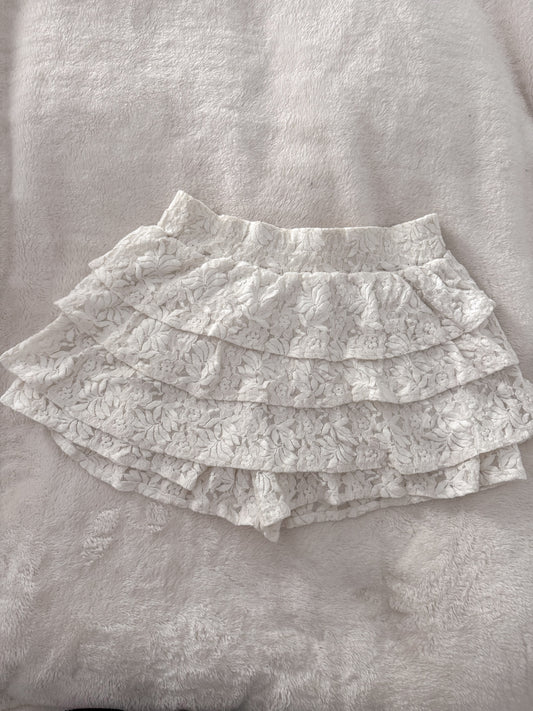 sugar bean moon martini ruffle shorts