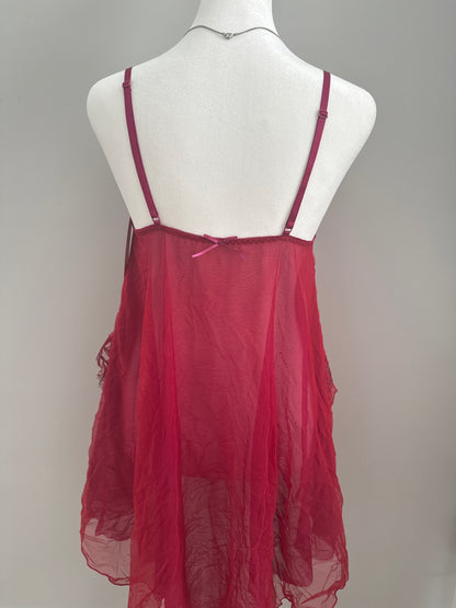 red delicious apple martini slip dress