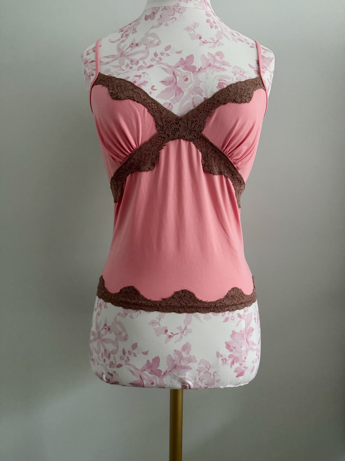 rose cocoa negroni cocktail camisole