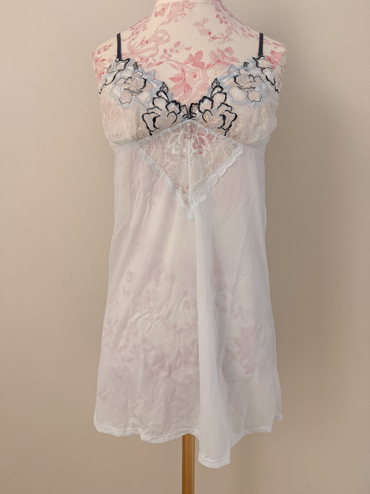 angel white swirl margarita babydoll