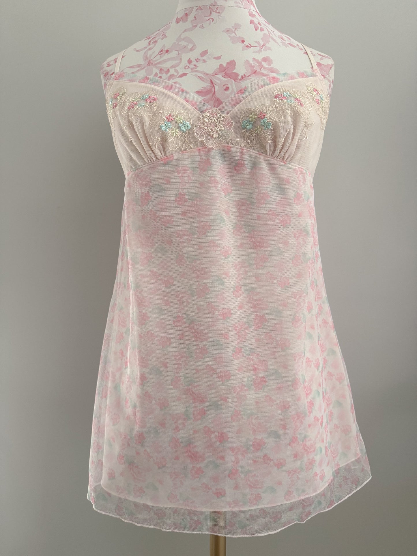 pink frost petal bellini babydoll
