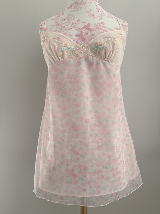 pink frost petal bellini babydoll