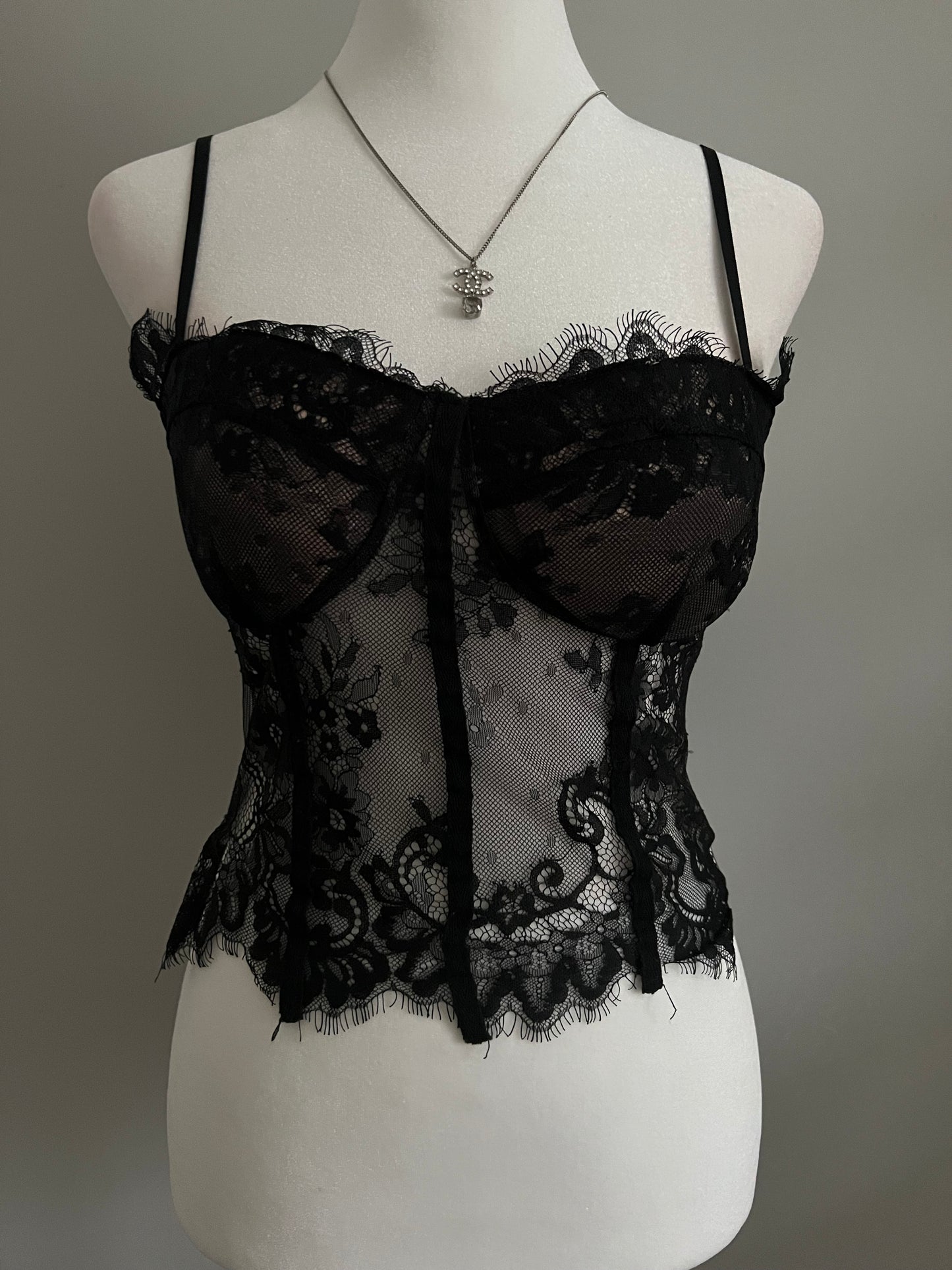 black licorice bellini camisole