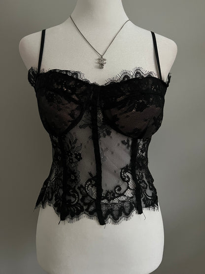 black licorice bellini camisole