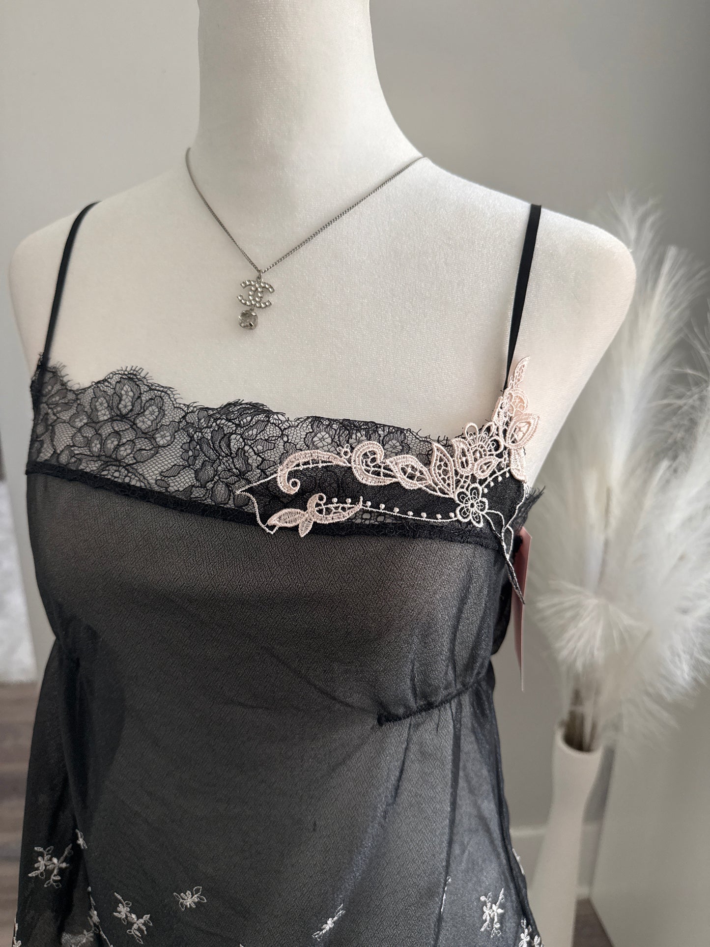 elderberry floral martini camisole