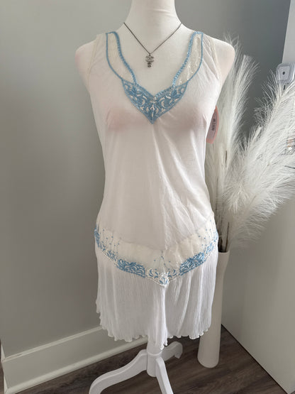 frozen vanilla bean mint margarita slip dress