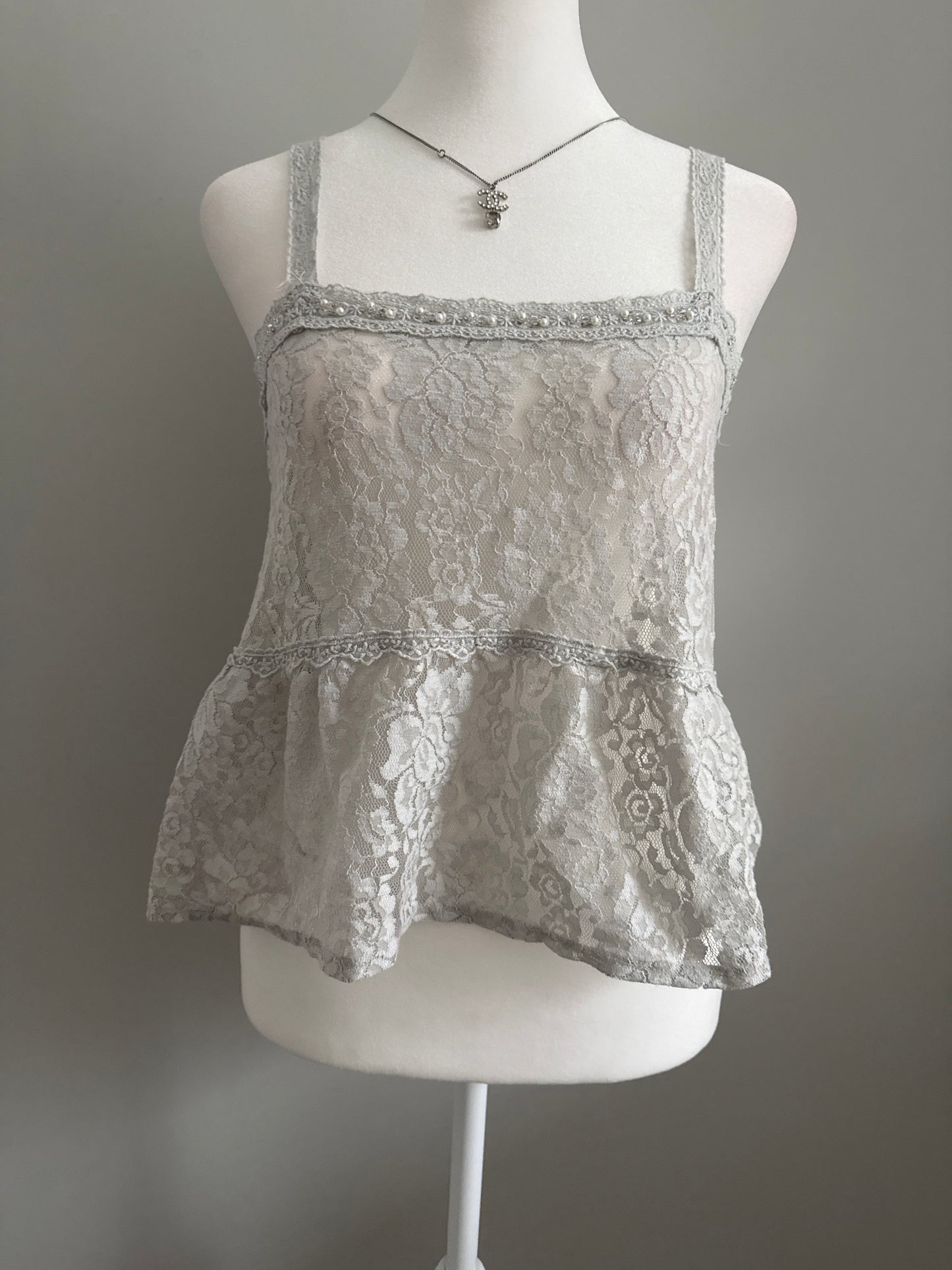 vintage abercrombie and fitch embroidery camisole