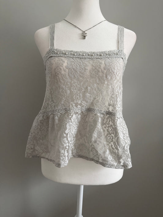 vintage abercrombie and fitch embroidery camisole