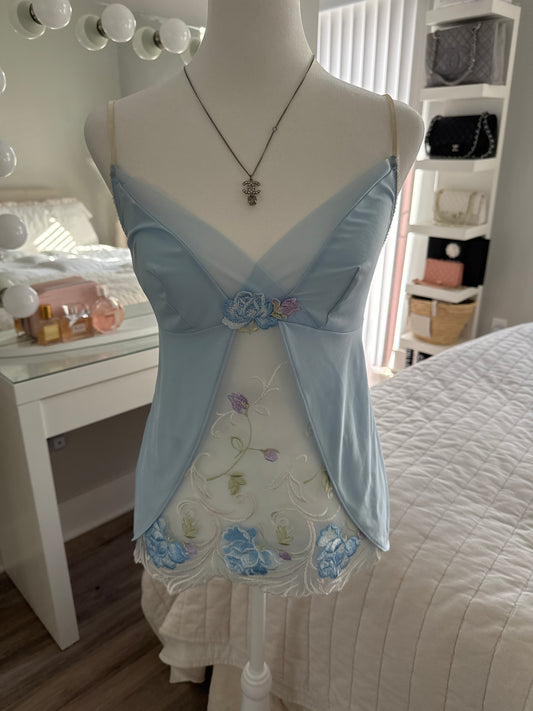 blue raspberry sparkler cocktail camisole