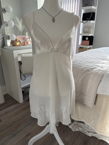 snowberry crystal martini slip dress