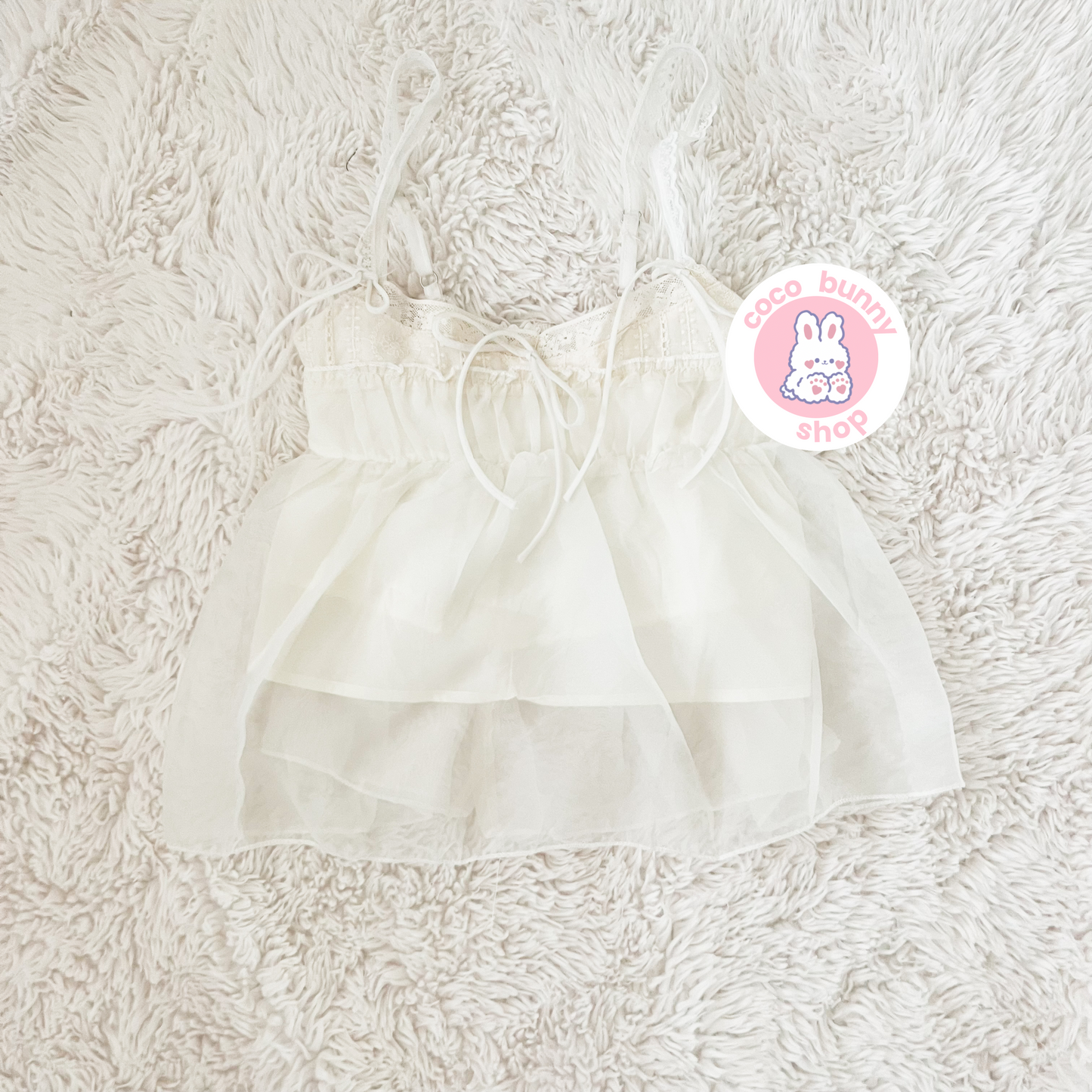 ruched ribbon lace babydoll camisole